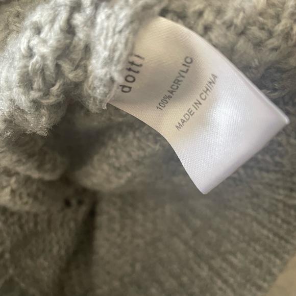 ❌SOLD❌ Dotti Grey Knit Jumper -Soft knit -Crochet look - Picture 3 of 5